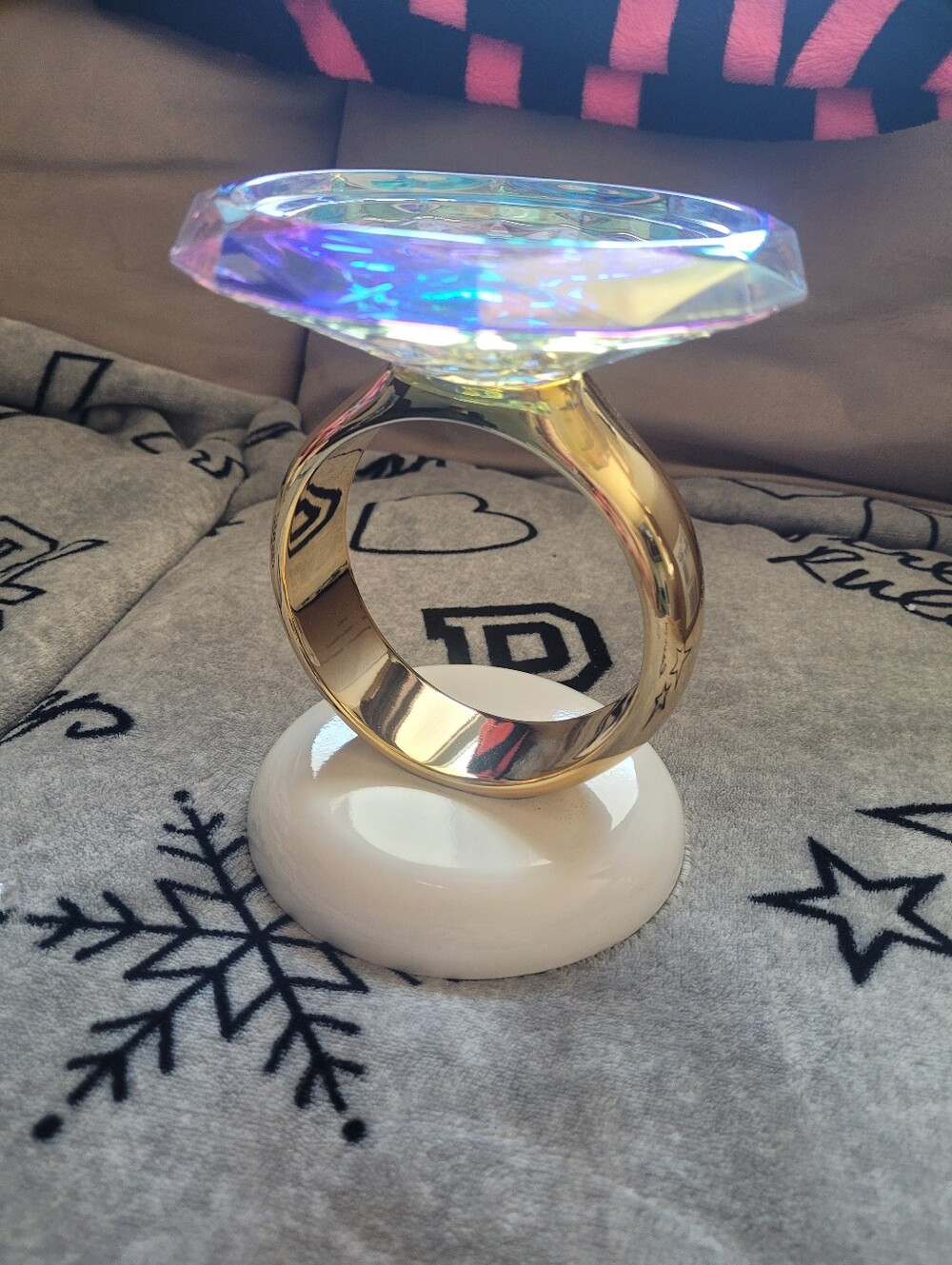 Bath And Body Works Iridescent Ring Candle Holder! Sold Out! Htf!